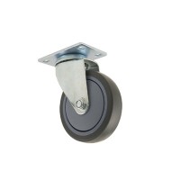 3" Super High Quality Soft Rubber Wheel Casters