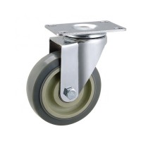 3inch Medical Trolley Swivel TPR Caster Wheel