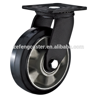 Heavy Duty Caster with Mold on Rubber Wheel