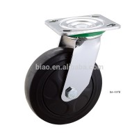 200mm Heavy Duty Casters industrial PU trolleys caster