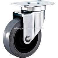 Medium Duty Swivel Top Plate Caster with Anti-static TPR Wheel