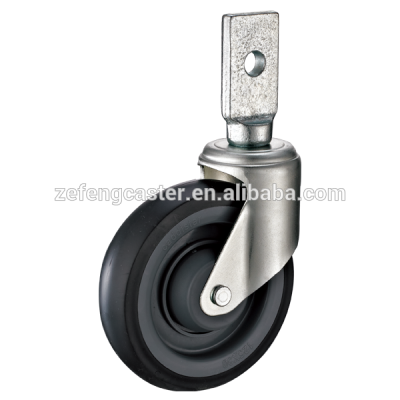 125mm Shopping Cart Trolley special stem caster - Supermarket TPR Wheels